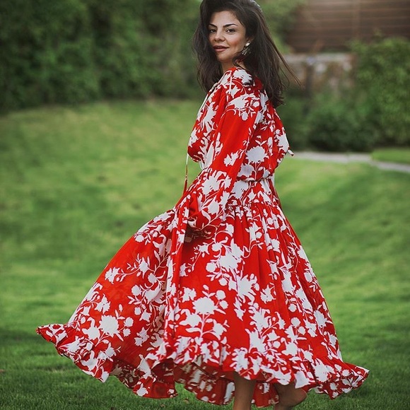 JOHANNA ORTIZ x H&M VOLUMINOUS SATIN DRESS - Picture 8 of 12